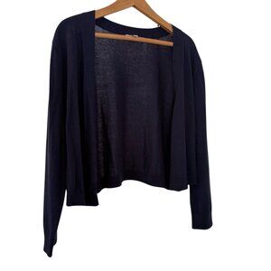 Talbots Blue Long Sleeve Shrug Sweater